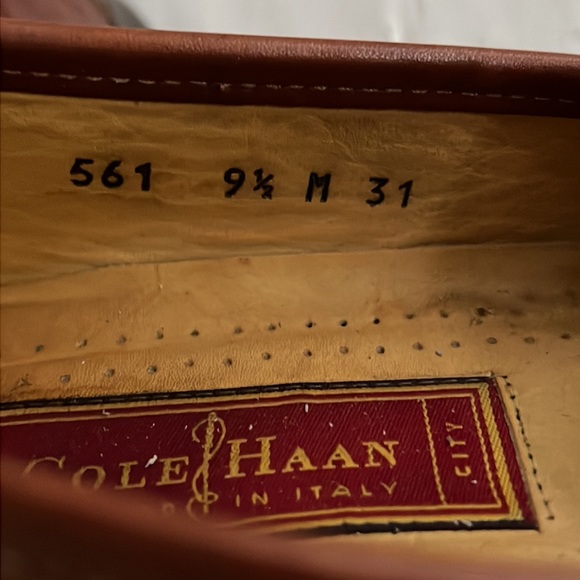 Vintage Cole Hann Crafted Made in Italy 
Horse bit Loafers Men’s Size 9.5 M - Picture 8 of 16